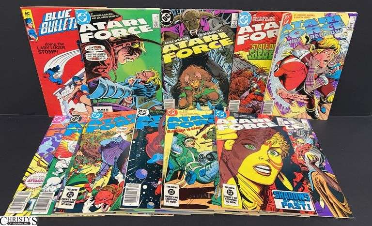 Atari Force and Blue Bulleteer Comic Book Lot - DC Comics image