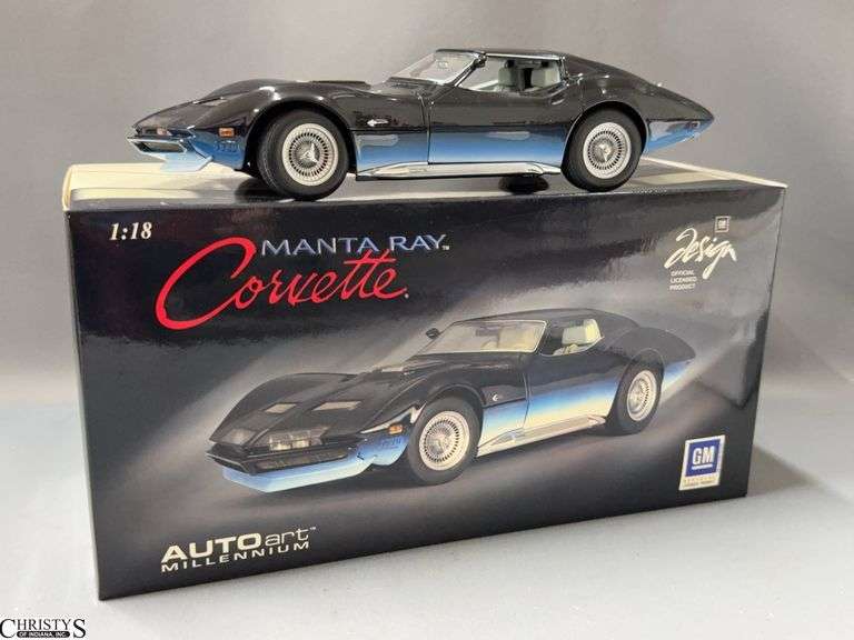 1:18 Scale Auto Art Millennium Corvette Manta Ray Diecast image