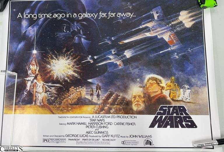 Rolled Poster 1995 Star Wars, Measures 37.5x27" image