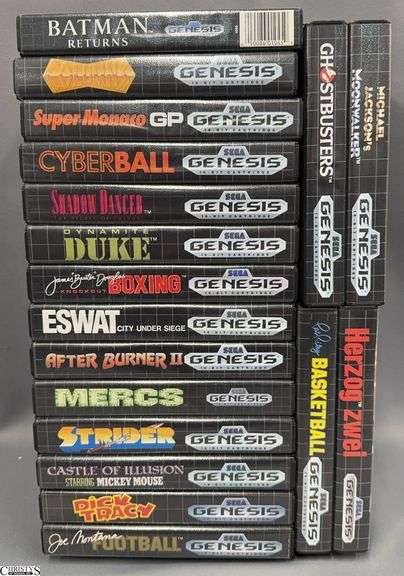 Collection of 18 Sega Genesis Games image