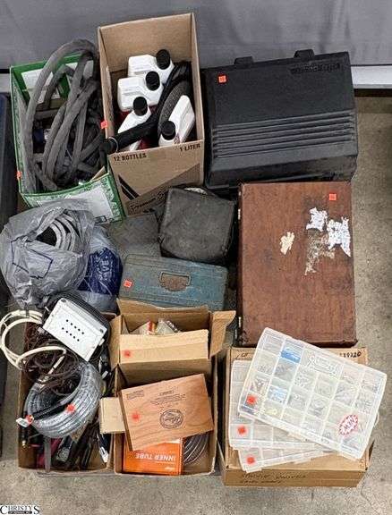 Skid of Hardware/Hand Tools - Amdro Ant Block, Hardware, Garden Hose, Misc - SKID NOT INCLUDED image