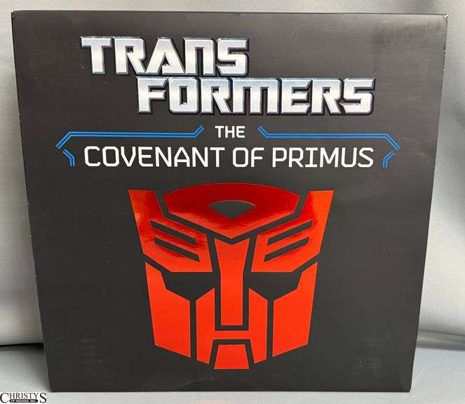 The Covenant of Optimus Prime Collectible Book With Autobot Case In Shipping Box image