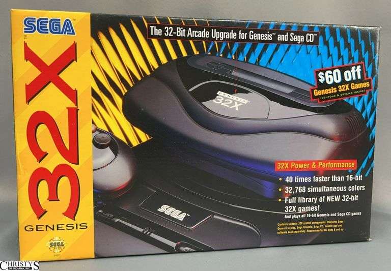 Sega Genesis 32X System - Complete in Box with Accessories image
