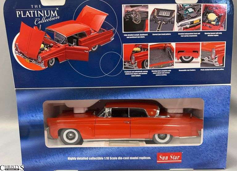 Sun Star Platinum Collection 1958 Lincoln Continental MK III Diecast Model Car image