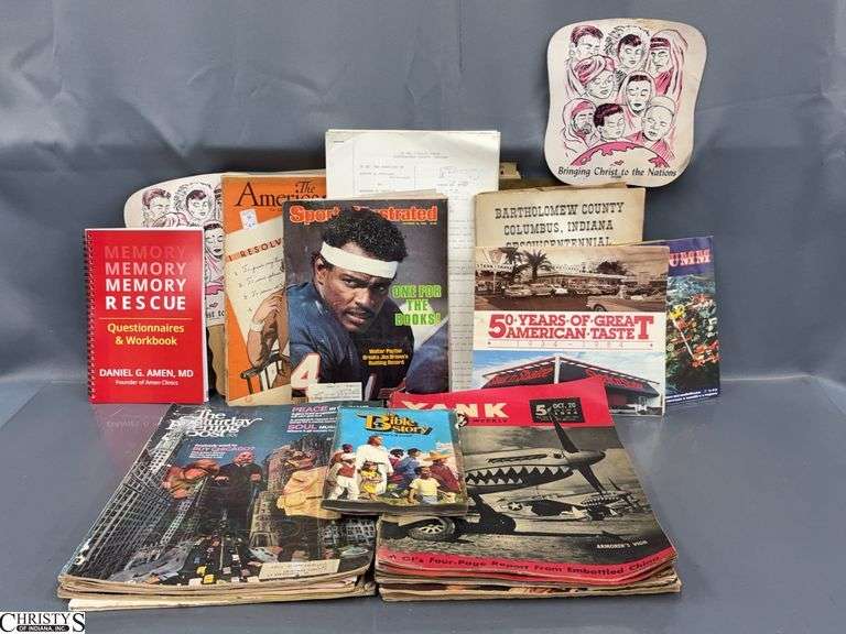 Assorted Paper Ephemera - Yank Army Magazines, The American Girl, Misc - 1930's-1960's Magazines - Misc