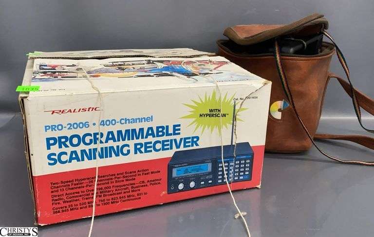 Realistic Programmable Scanning Receiver and Kodak Handle 2 Camera - Some wear