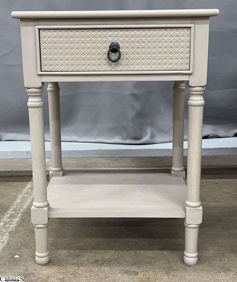 Single Drawer Side Table - Drawer will not open - 19" x 16" x 26" image