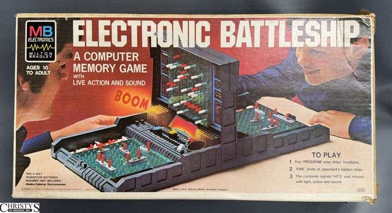 1977 Milton Bradley Electronic Battleship Computer Memory Game image