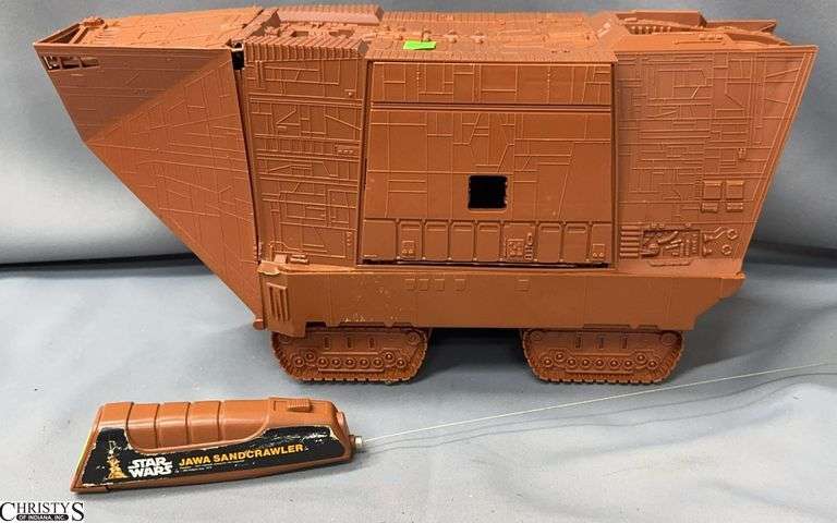 Star Wars Jawa Sandcrawler With Remote, Some Wear and Bends Due To Age image