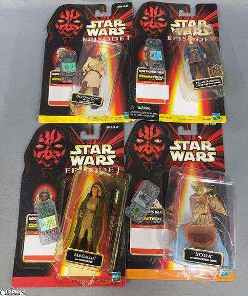 Star Wars Episode I Action Figure Collection All Packages Have Been Cut Open image