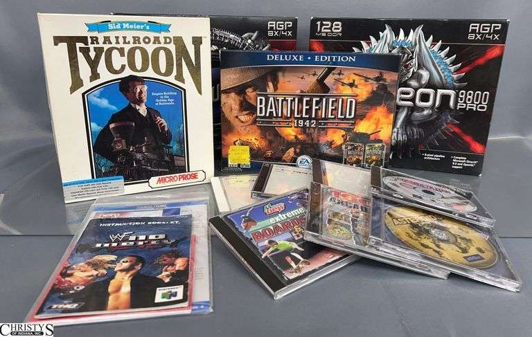 Various Computer Games and Discs - Several are missing components image
