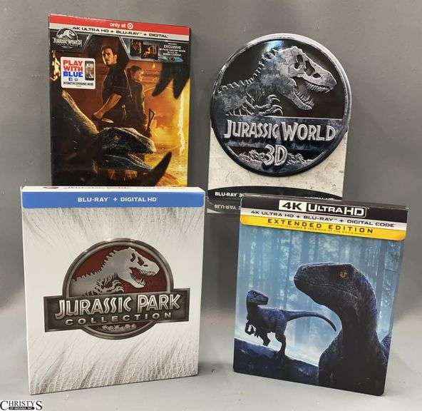 Jurrasic Park and World DVD, 3D, Collectors Sets image