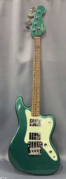 Squire Paranormal Rascal Electric Bass Guitar - Sherwood Green image