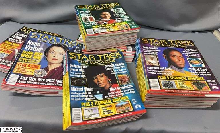Lot of 50+ Star Trek The Magazine Issues image
