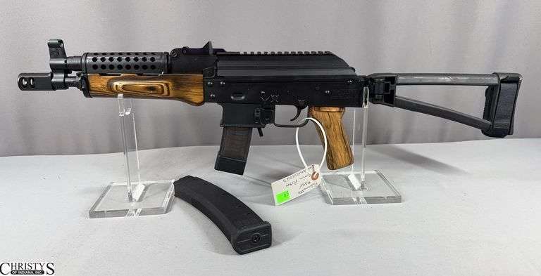 Palmetto State Armory AKV Pistol cal. 9mm SN: AKV011023 with Folding Stock image