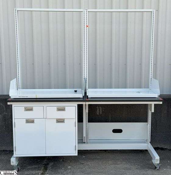 Fisher Hamilton Metal Frame Work Station on Casters - 72" x 31" x 79" image