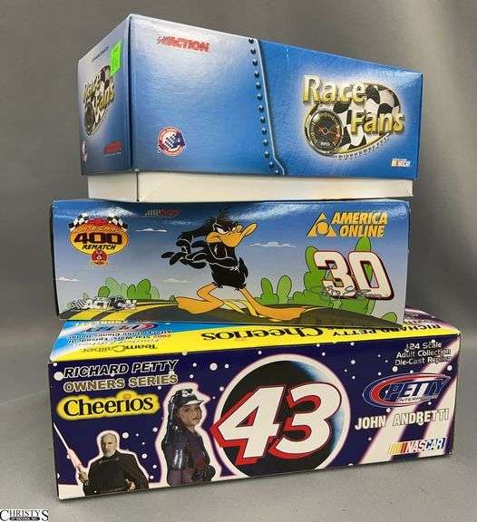 Lot of 1/24 Scale NASCAR Diecast Cars: Jeff Green, John Andretti image
