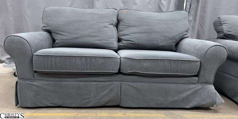 Bob's Discount Furniture Upholstered Loveseat - 73" x 36" x 34" - 18" seat - some wear image