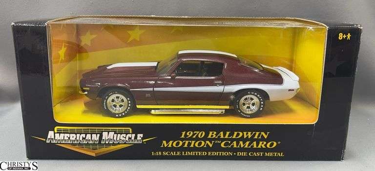 Ertl American Muscle 1970 Baldwin Motion Camaro Diecast 1:18 Scale image