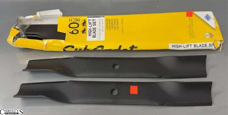 Mower Blades Cub Cadet 2 Sizes Smaller 17.25 image