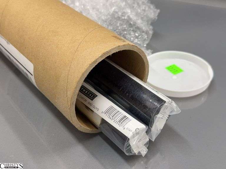 2 Star Wars Episode I Chrome Lithograph Posters - Good Guys & Bad Guys, Wrapped, Rolled and In Tube image