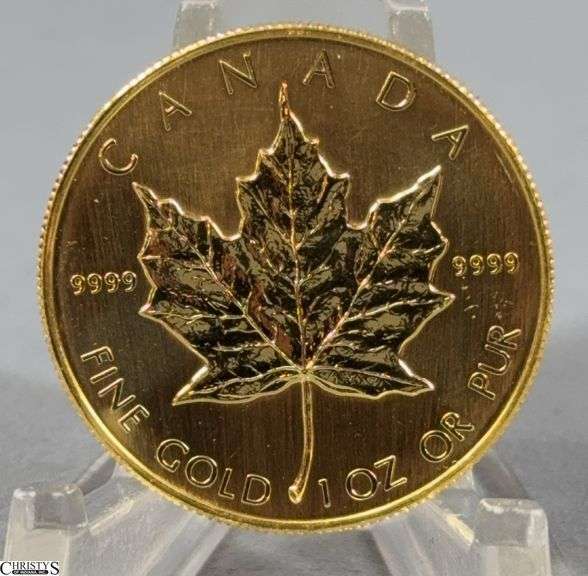 1985 Canadian Gold Maple Leaf Coin1 oz. Fine Gold image