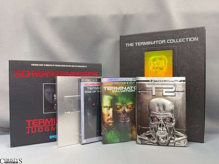 2pcs The Terminator Collection Limited Edition Book and Judgement Day VHS Special Edition Set image