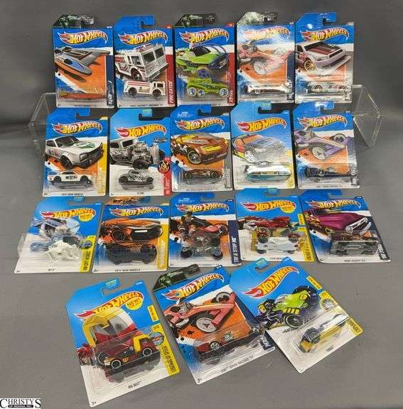 18 Hot Wheels Diecast Cars - Variety of Models image