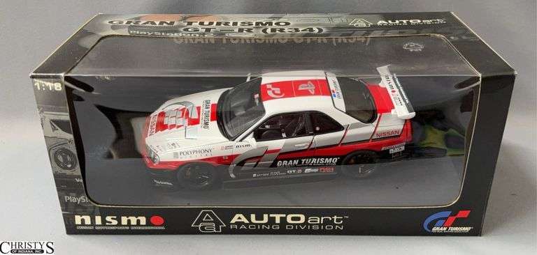1:18 Gran Turismo GT-R (R34) Auto Art Racing Division Collectible Car image