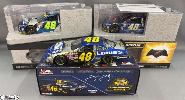 Jimmie Johnson #48 NASCAR Diecast Cars - 2006 Nextel Cup Champion & 2016 Superman Editions image