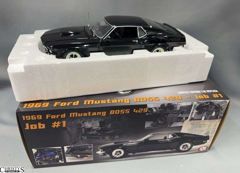 ACME 1969 Ford Mustang BOSS 429 Job #1 1:18 Scale Diecast Model image