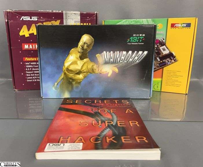 Computer Motherboard Parts and Pieces, Super Hacker Book - Kits appear to be missing pieces image