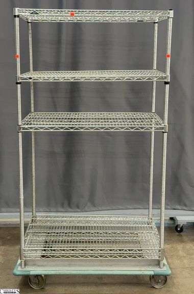 Metro 5 Shelf Stainless Rack on Casters - 36" x 24" x 68" image