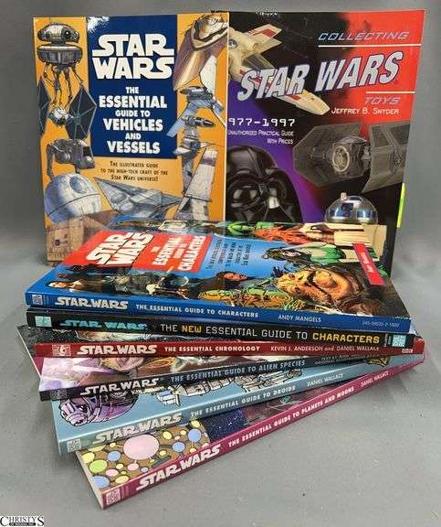 Essential Guides to...Collecting Star Wars Toys, Vehicles and Vessels, Characters, New Essential Characters, Chronology, Alien Species, Droids, Planets and Moons image