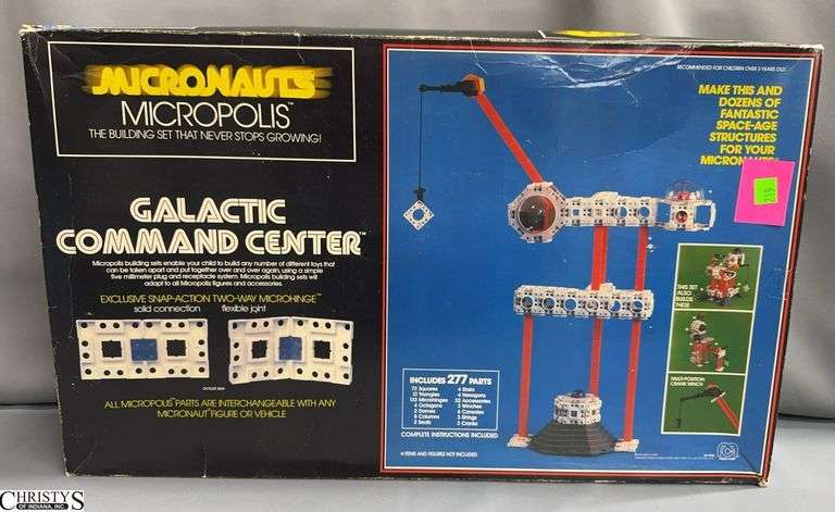 Micronauts Micropolis Galactic Command Center Building Set by MEGO CORP Not Confirmed Complete image