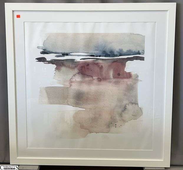 Framed Modern Style Decorator Print - 38" x 38" image