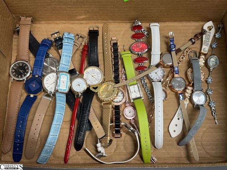 21 Wrist Watches- Includes Calvin Hill, Yuhao, BM, Gitano, Kim Seng and Others.