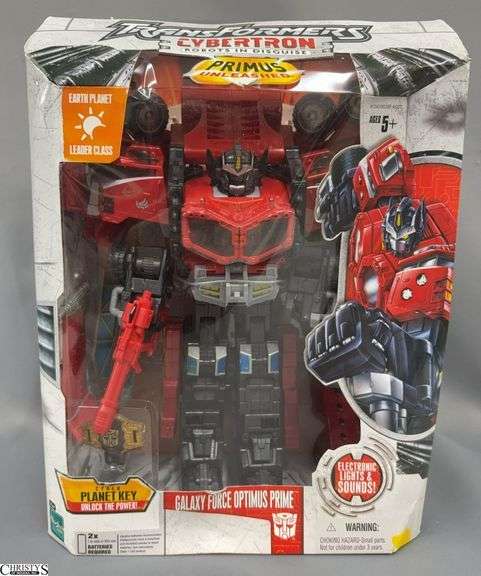 2006 Hasbro Transformers Cybertron Galaxy Force Optimus Prime Box is Bent image