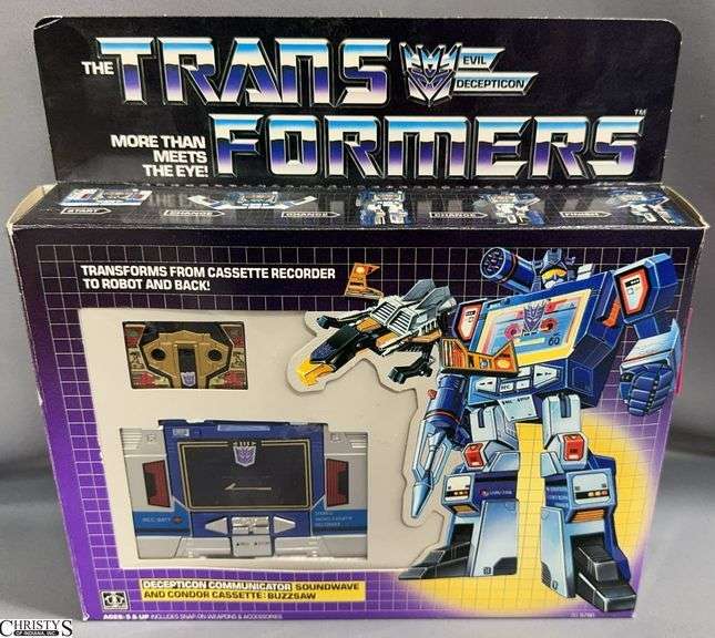 1984 Transformers Decepticon Soundwave with Buzzsaw image