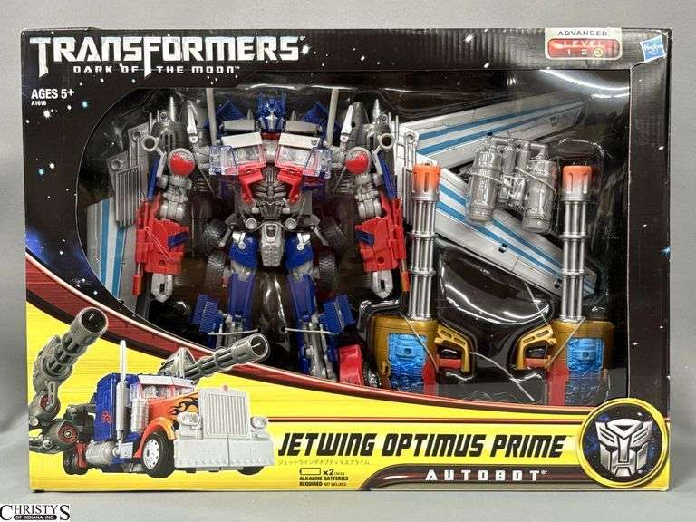 2012 Hasbro Transformers Dark of The Moon Jetwing Optimus Prime Autobot Action Figure image
