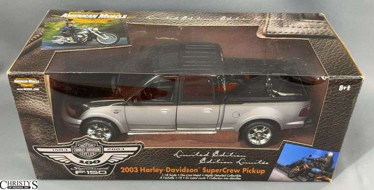 2003 Harley-Davidson SuperCrew Pickup Truck Diecast Model 1:18 Scale image