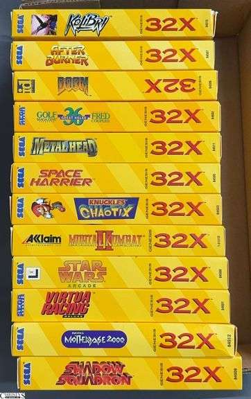 Sega Genesis 32X Game Cartridge Collection image