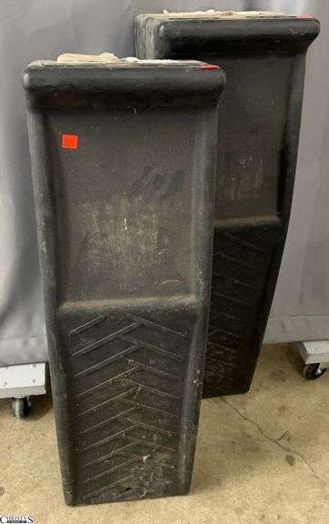 2 Hard Plastic Rhino Ramps - 11" x 36" of each
