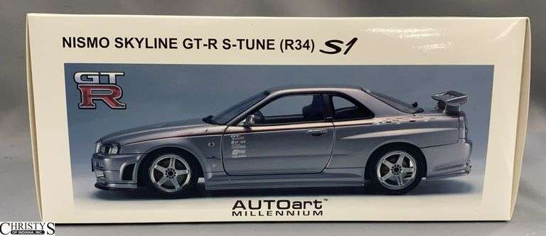 NISMO Skyline GT-R S-Tune (R34) 1/18 Scale Diecast Model Car image