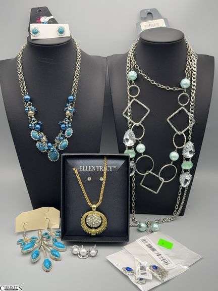 6 Necklace and Earrings Matching Sets and 2 Earring and Pendant Matching Sets