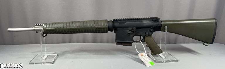 Eagle Arms by ArmaLite Model AR-10 Rifle cal. 7.62mm SN: USA 580757 with a Black Gun Guard Case image