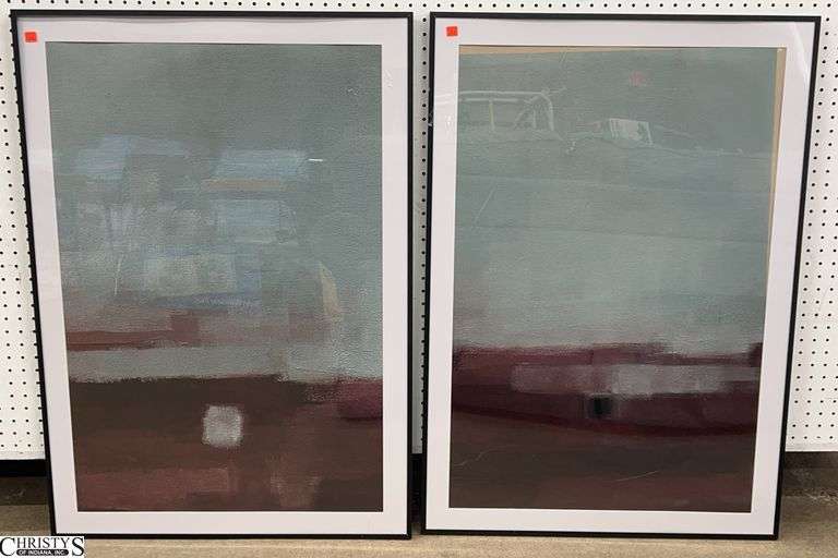 2 Decorator Framed Prints - 28" x 40" of each image