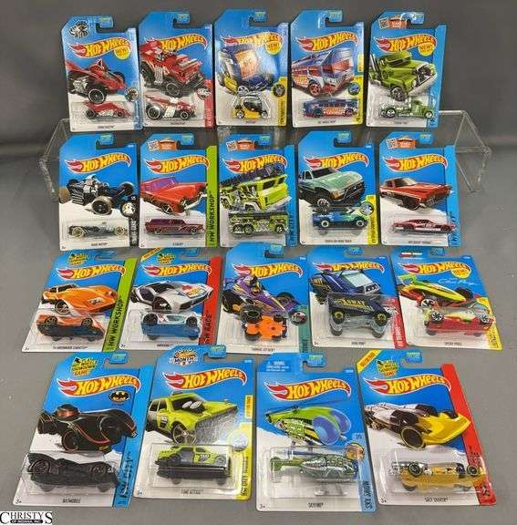 19 Hot Wheels Diecast Vehicles on Cards image