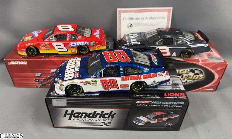 Dale Earnhardt Jr. 1:24 Scale Diecast Car Lot image