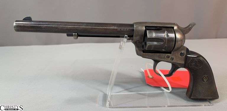 Colt Single Action Army Pat. 1871 Revolver cal. 32 W.C.F. SN: 329346.  This firearm is eligible for the Curio and Relics License Holder image